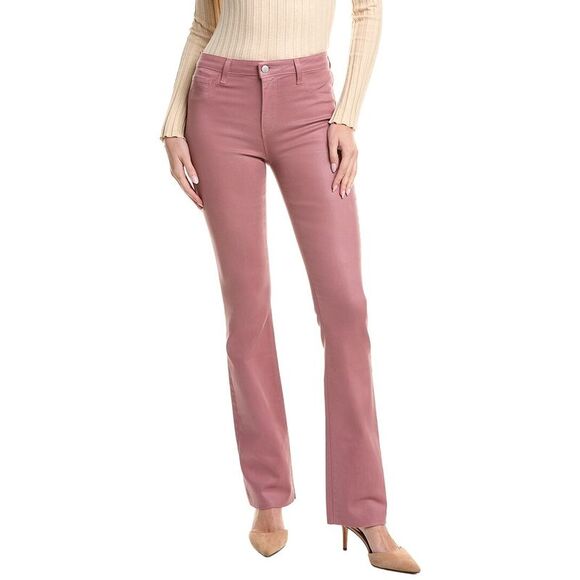 L’Agence WomensRuth High-Rise Straight Raw Hem Jean